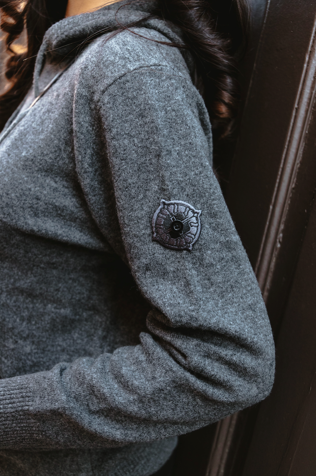 Hoodie Louis Anthracite Grey